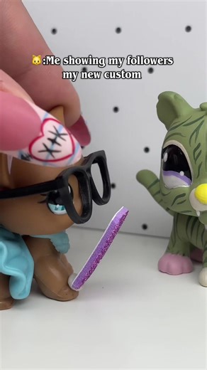 This is a joke😂! But he loves them! #littlepetshops #toys #lps #lpscustom