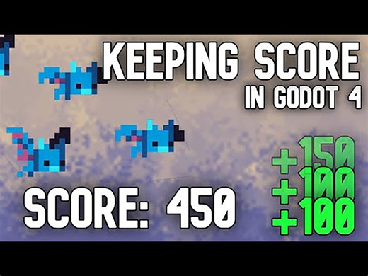 【中文配音】在 Godot 4 中制作分数系统