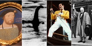 The London Series mascot race features Churchill