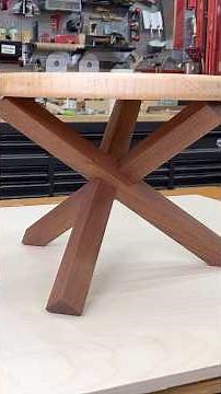 Learn how to make this Tripod Plant Stand in this NEW RedTool Woodshop Video! #woodpeckerstools