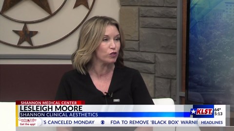 Shannon Medical Center offers clinical aesthetic services