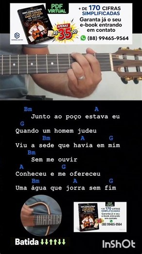 🎸 Tocando "Tu És" de forma simplificada no violão #MúsicaCristã