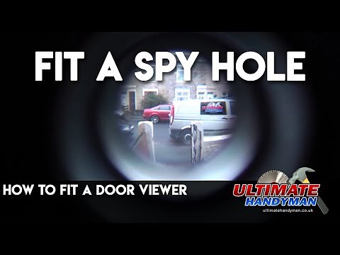How to fit a door viewer