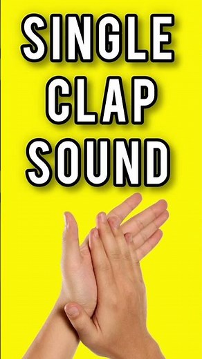 Single Clap Sound Effect #soundeffects #soundfx #sounds #youtubesoundeffects