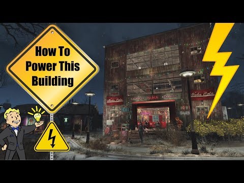 Basic Power Tips - How to Power This Building or Others - Fallout 4 Settlement