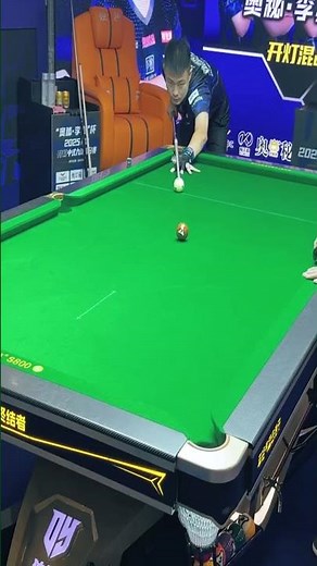 Billiards – Perfect Angle Shot That Looked Impossible!#billiards #angleshot #poolskills #shorts
