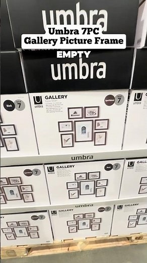 Add instant charm to your walls with this UMBRA 7-Piece Gallery Frame Set! 🖼️