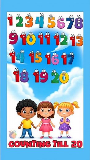 Counting till Twenty || 1 to 20 number song #learning #kidslearning