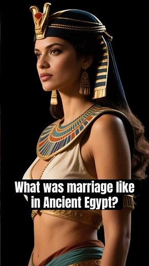 What was marriage like in Ancient Egypt?
