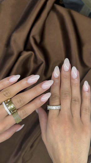 Absolutely love this combo 🤍 @OPI #kenzonailstudio #nailsinspo #neutralnails #nails #bridalnails