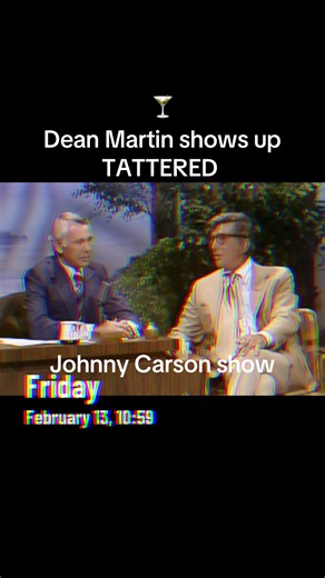 Dean Martin's Hilarious Appearance on Johnny Carson Show
