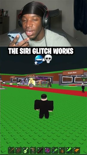 THE SIRI GLITCH WORKS 💀😭 #roblox #stealabrainrot