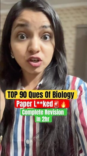 TOP 90 Ques of Biology 🔥 I Paper mae ane wale Ques