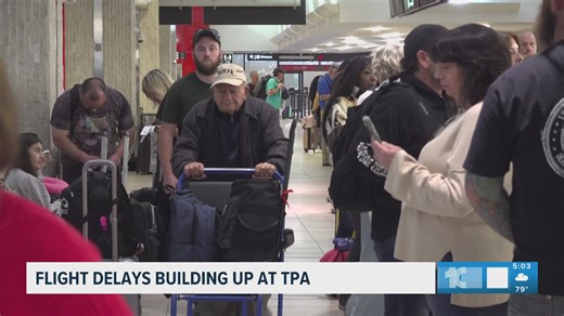 Spring break travel: TPA sees hundreds of flight cancellations and delays