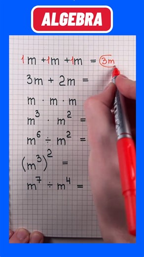 Aprende ejercicios basicos de algebra | Matematicas - Aprender es Avanzar