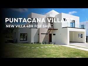 For Sale New Villa 4BR with Pool in Puntacana Village West, Punta Cana Dominican Republic