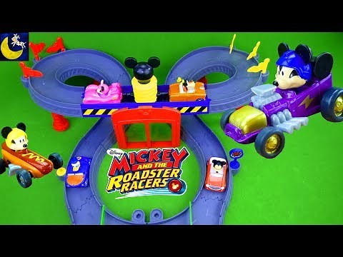 Mickey and the Roadster Racers Toys Mickey Ears Raceway Race Track Donald Daisy Duck Minnie Car Toys