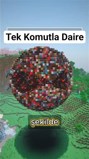 🔮Kusursuz Küre Yapımı 1 Saniyede (WorldEdit sphere) #minecraft #minecrafttutorial
