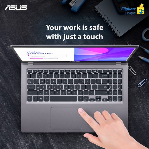 1.2K views · 88 reactions | With Fingerprint sensor on the #ASUS #Vivobook 15 touchpad, Login into has never been this easier & secured. #EmbraceTheTouch ​ Buy now- https://bit.ly/3MCRD96 #ASUSIndia #WowTheWorld #Intel #IntelIndia #Flipkart | ASUS | Facebook