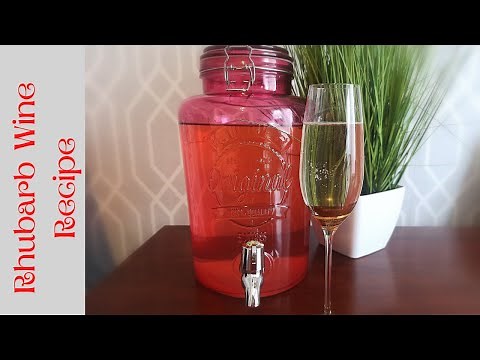 Rhubarb Wine Recipe | 14 Day Recipe | Easy Rhubarb Wine at Home