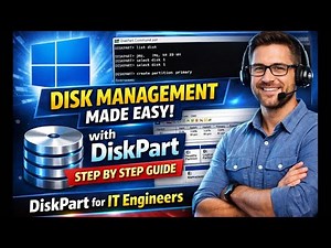 Windows Disk Management Made Easy with DiskPart – Step by Step Guide | DiskPart for IT Engineers