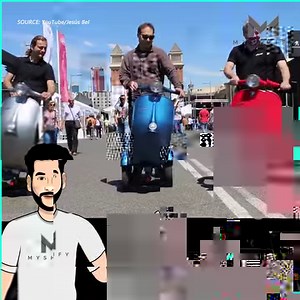 1.3M views · 440 reactions | This self-balancing vehicle is a scooter/segway hybrid. | Myshify | Facebook