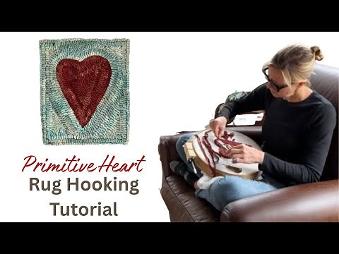 Rug Hooking For Beginners - Trying Rug Hooking For The First Time? Hook This Rug! It's SO EASY!!