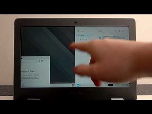 Asus Chromebook Flip C214 How To Split Screen