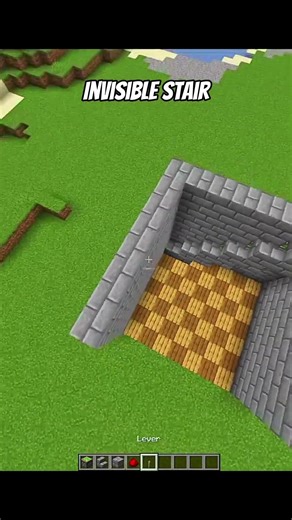 Minecraft invisible stair build 🤯 toturial 🥀#shorts #minecraft #gaming #gamingcommunity #gamer