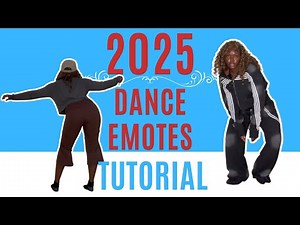 2025 Dance Emotes* EASY DANCE TUTORIAL (beginner friendly)