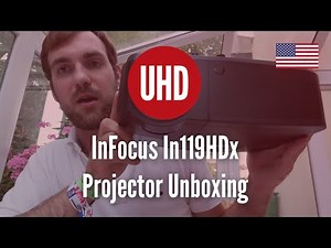 InFocus In119HDx Projector Unboxing [4K UHD]