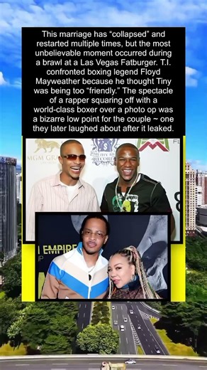 🤯😱T.I. vs Floyd Mayweather?! The Fatburger Fight Over Tiny That..🥹❤️#shorts