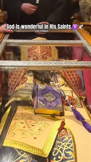 The incorrupt relics of the Saints ☦️✨