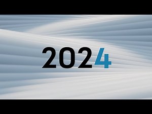 '2024' 숫자 카운터 애니메이션(MOV, 투명배경)