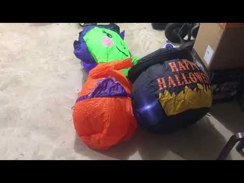 Inflating Witch Halloween inflatable