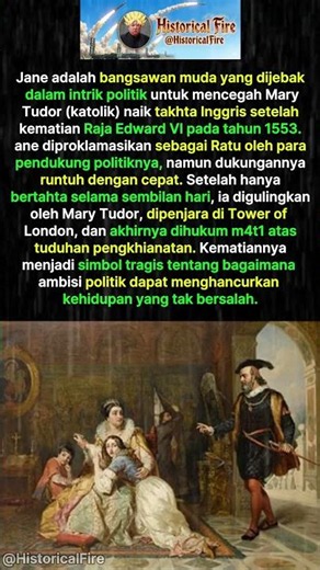 Lady Jane Ratu Yang Berkuasa Hanya 9 Hari #art #history