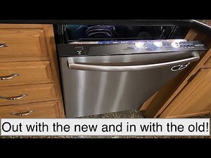 Installing a new BOSCH Dishwasher