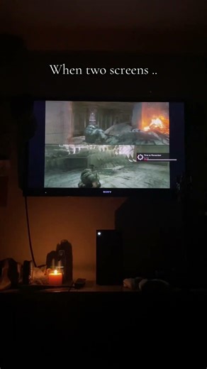 When two screens become one. #gaming