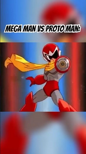 Mega Man vs Proto Man #megaman #cartoon #battle