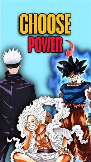 which anime power you choose?