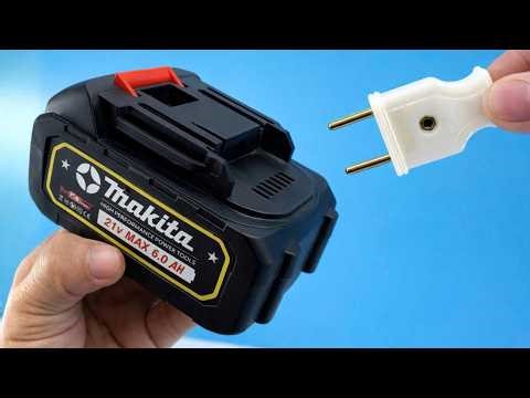 🔋 Never Buy DRILL Batteries Again! Use a Regular Power Plug and Watch What Happens 😱