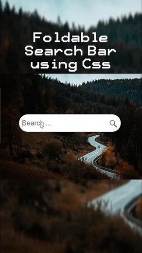 Foldable Search Bar Using HTML & CSS Only | Animated Search Box Tutorial | Beginner Friendly