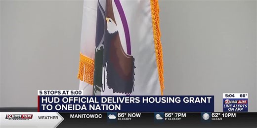HUD official delivers housing grant to Oneida Nation