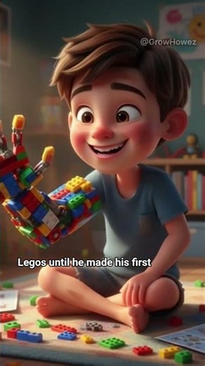 He Build Lego Prosthetic Arm. #shorts #lego #ytshorts #educational #shortsfeed