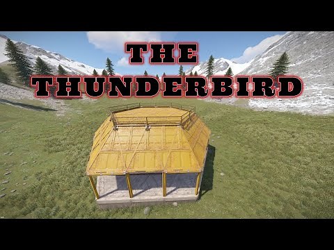 Rust - The Thunderbird - Attack heli bunker base
