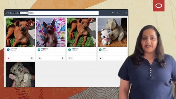  Boost Your Oracle APEX App with OCI Vision!  Watch the video now to see OCI Vision in action, searching and classifying images on the APEX Social Media App. Check it out now! #orclAPEX #AI #ArtificialIntelligence #LowCode #Oracle | Oracle APEX | Facebook