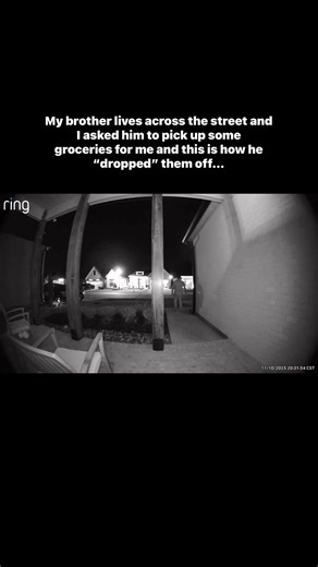 Thank goodness it wasn’t breakable… #sibling #neighbor Joseph Deraney III | Christina Hurston