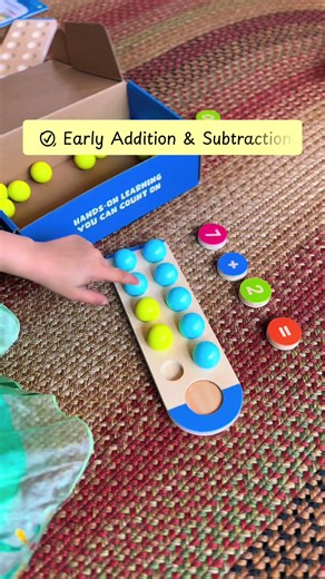 We love all things @Educational Insights, but this new line of wooden learning toys has to be my absolute FAVORITE. We don’t need the flashy apps and millions of manipulatives to learn math, especially in these early years. As a former teacher, I have personally seen the benefit that hands-on math has on overall number-sense. Being able to touch and manipulate pieces when adding and subtracting brings the math to “life” for them and truly helps them visualize when they’re doing mental-math. The 