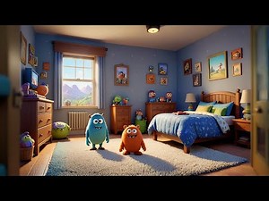 Ten Little Monsters Jumping on the Bed | Fun Monster Counting Song | Silly Nursery Rhyme for Kids