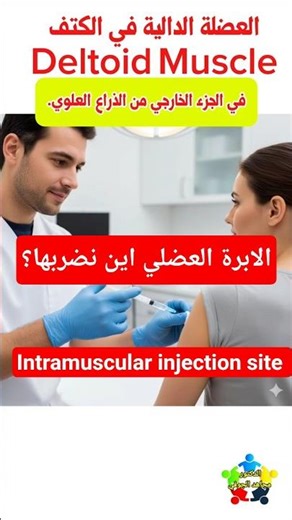 مكان ضرب ابرة في العضل im injection #shorts